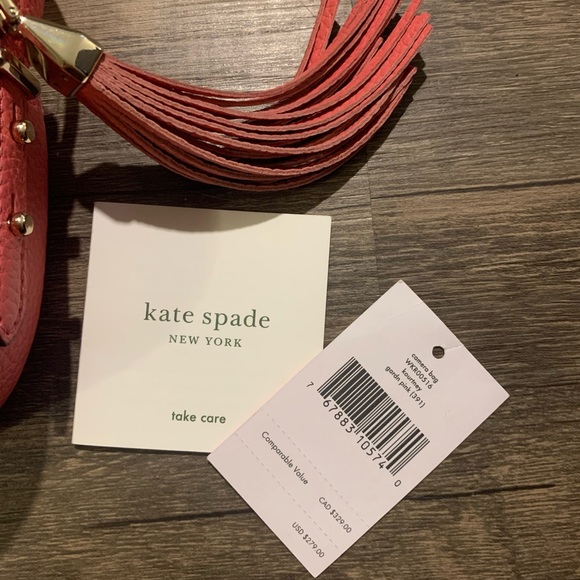 Pink kate spade camera bag purse - Picture 3 of 6